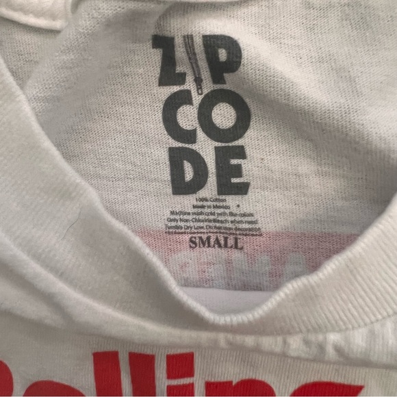 The Rolling Stones Zip Code Tour 2015 Size S Black T-Shirt Concert North America - Picture 5 of 5